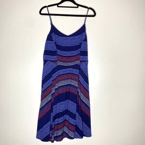 Old Navy Striped Mini Dress - Blue and Red